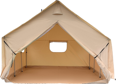 Vevor Canvas Wall Tent 10' x 12' Waterproof with Storm Flap for 6-8 People New
