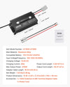 Vevor Lithium Battery Charger 12V 60A LiFePO4 with Anderson Connector New