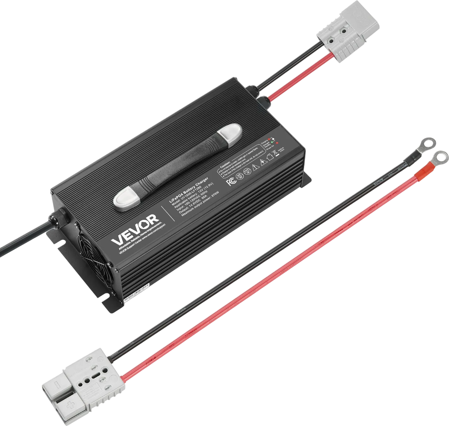 Vevor Lithium Battery Charger 12V 60A LiFePO4 with Anderson Connector New