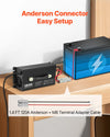 Vevor Lithium Battery Charger 12V 80A LiFePO4 with Anderson Connector New