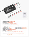 Vevor Lithium Battery Charger 12V 80A LiFePO4 with Anderson Connector New