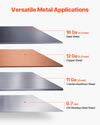 Vevor Box and Pan Brake 48" Sheet Metal Bender 16-Gauge Capacity with 16 Fingers 0-135° New