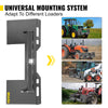 Vevor Universal Skid Steer Mount Plate 1/4" Thick 3000 Lbs Capacity Quick Attach New