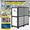 Vevor Air Cooled Chiller 15 Ton Panasonic Compressor 15 HP 150L Built-In Tank Stainless Steel New