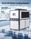Vevor Air-Cooled Water Chiller 45,360 Kcal/h Cooling Capacity 53 Gal. Tank New