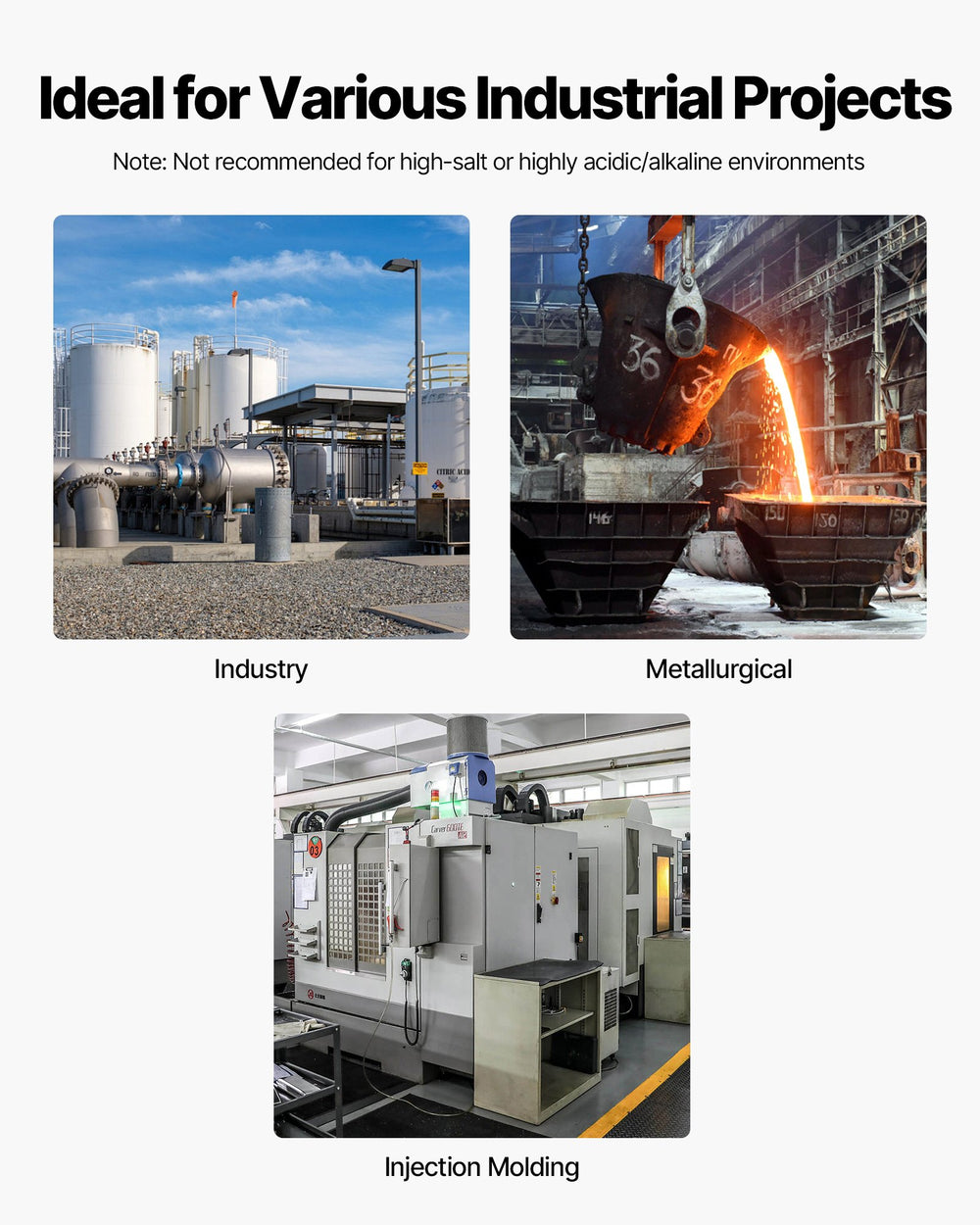 Vevor Industrial Water Chiller Air-Cooled 25 HP Dual Compressor 53 Gal. Tank New