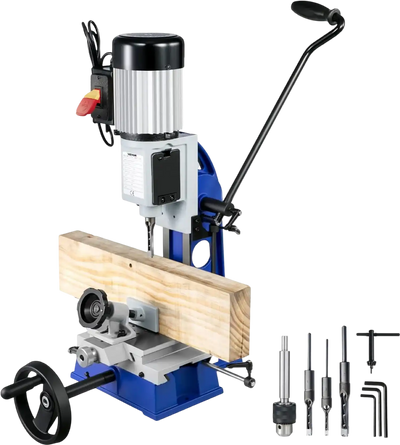 Vevor Mortise Woodworking Machine with Movable Workbench 1/2 HP 1700 RPM New