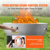 Vevor Propane Fire Pit Concrete 39" Tabletop 50,000BTU with Cover New
