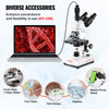 Vevor Compound Trinocular Microscope 40X-5000X Magnification LED Illumination New