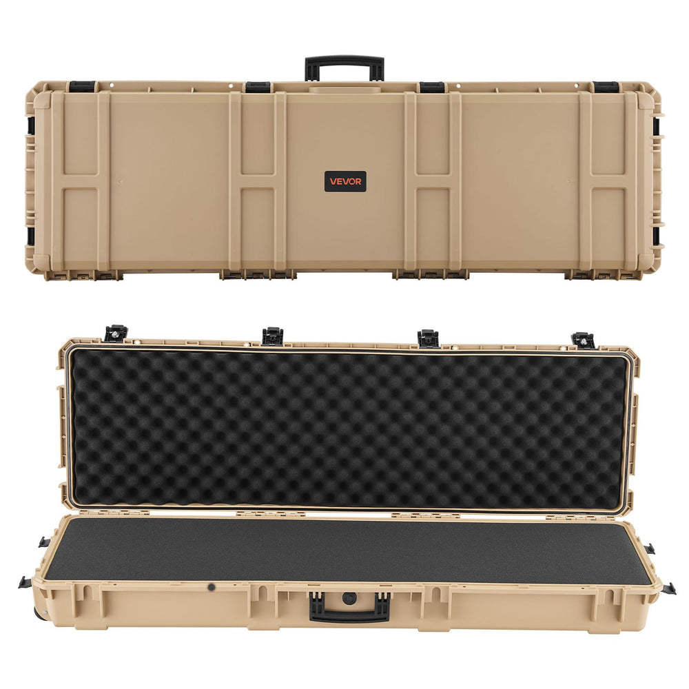 Vevor Hard Rifle Case 52 in. with Pre-Cut Foams Wheels Lockable New
