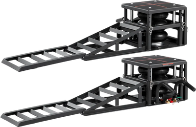 Vevor Portable Car Lift Pneumatic Ramp Jack 5 Ton Capacity 12.6