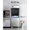 Vevor Commercial Ice Maker Head Unit Only 360 Lbs/Day Self-Cleaning with Touch Panel New
