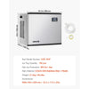Vevor Commercial Ice Maker Head Unit Only 360 Lbs/Day Self-Cleaning with Touch Panel New
