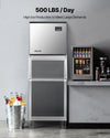 Vevor Head Unit for Commercial Ice Maker 500 Lbs/Day Stainless Steel Self-Cleaning New