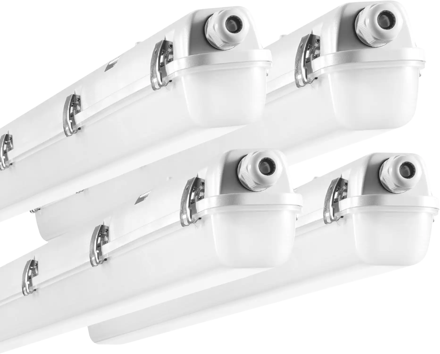 Vevor LED Vapor Tight Light 60W/50W/40W Selectable 4-Pack New