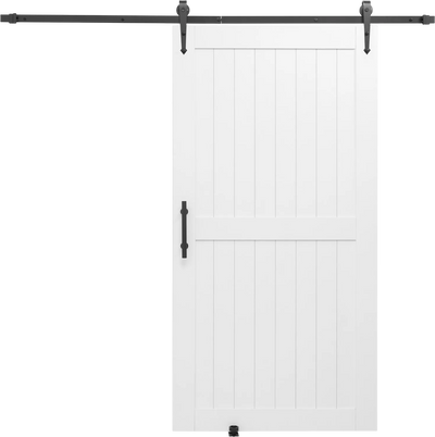 Vevor Sliding Barn Door 42 x 84 in. High-Strength MDF with Hardware Kit New