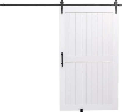 Vevor Sliding Barn Door 48 x 84 in. High-Strength MDF with Hardware Kit New