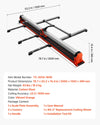Vevor Manual Tile Cutter 63 in. with Precision Alignment Guide Swivel Wheels New