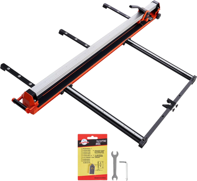 Vevor Manual Tile Cutter 63 in. with Precision Alignment Guide Swivel Wheels New