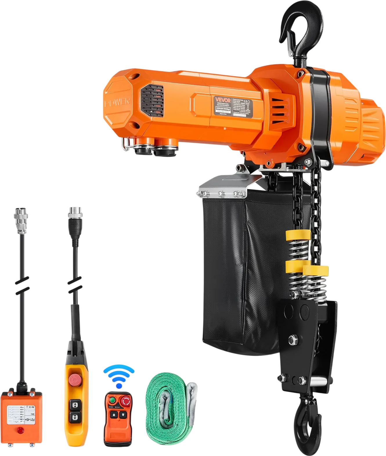 Vevor Electric Chain Hoist 2200 lbs. 10 ft. Lift Height Wired/Wireless Remote Control 120V New