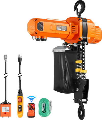 Vevor Electric Chain Hoist 2200 lbs. 10 ft. Lift Height Wired/Wireless Remote Control 120V New