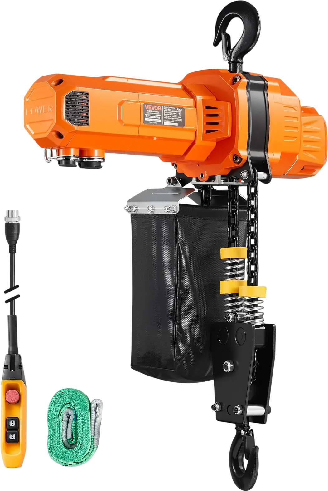 Vevor Electric Chain Hoist 2,200 lbs. 20 ft. Lift Height with Wired Remote 120V New