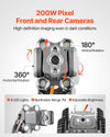 Vevor Sewer Pipe Inspection Robot 394 Ft Detection 2MP Cameras with Touchscreen Tablet New