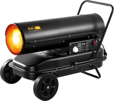 Vevor Forced Air Heater Kerosene Diesel 125,000 BTU with Wheels Adjustable Temp New