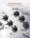 Vevor Tube Pipe Roller Bender Max 1-1/2" Manual with 6 Dies New