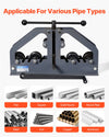 Vevor Tube Pipe Roller Bender Max 1-1/2" Manual with 6 Dies New