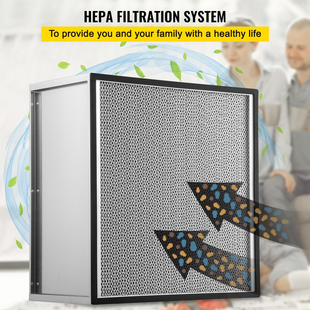 Vevor HEPA Air Filter Replacement 24" x 24" x 11.5" Pleated with Galvanized Frame New