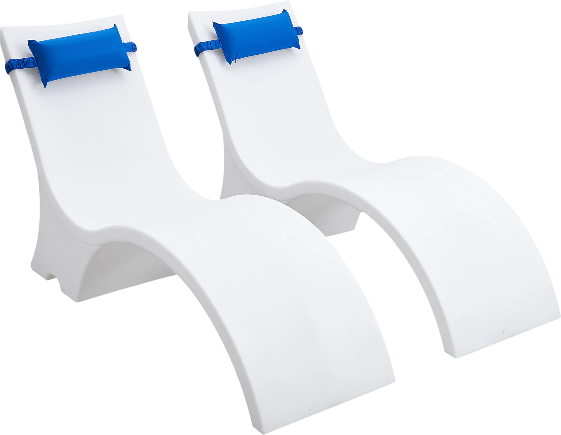 Vevor Pool Lounge Chairs with Headrest Weighted for 15