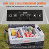 Vevor Car Refrigerator and Freezer Portable Dual Zone Adjustable Temp 40 QT New