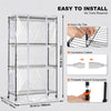 Vevor Plant Stand 4-Tier Shelf with 180W Full Spectrum Grow Light and Timer New