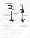 Vevor Electric Trolling Motor Boat Engine 36" Shaft 55lb Thrust 12V New