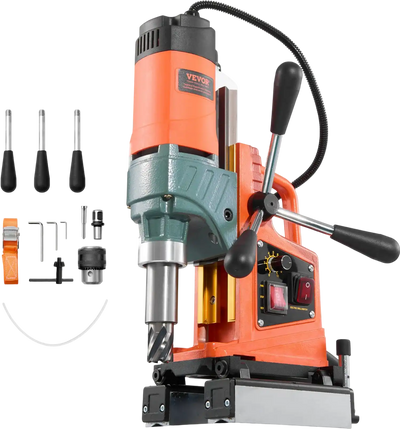Vevor Magnetic Drill Press 2 inch Boring Diameter 0-750 RPM Stepless 1400W New