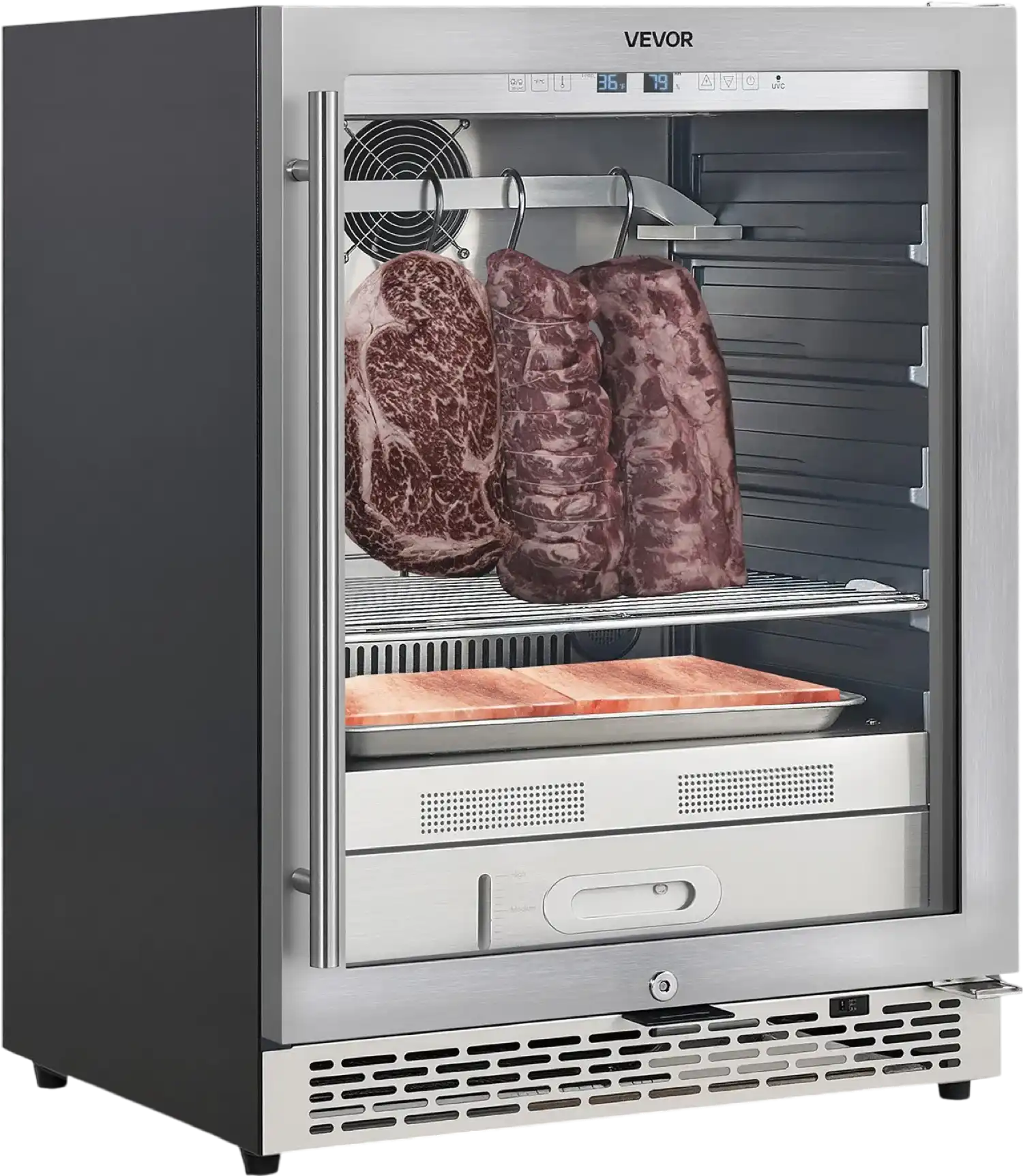 Vevor Dry Ager Refrigerator 99 lbs Capacity Precise Temperature and Humidity Control New