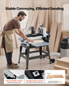 Vevor Benchtop Drum Sander with Stand and Extension 16" Dual Motor 1.5 HP 1720 RPM New