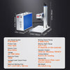 Vevor Fiber Laser Engraver 30W Marking Machine LightBurn Compatible New