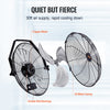 Vevor Industrial Wall Mount Fans 18" 3-Speed High Velocity 4000 CFM 2-Pack New