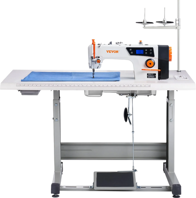 Vevor Industrial Sewing Machine with Table Stand 5000 SPM 550W 120V New