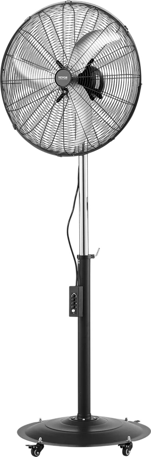 Vevor Pedestal Fan 24 in. High Velocity 6800 CFM 3-Speed Oscillating Waterproof New