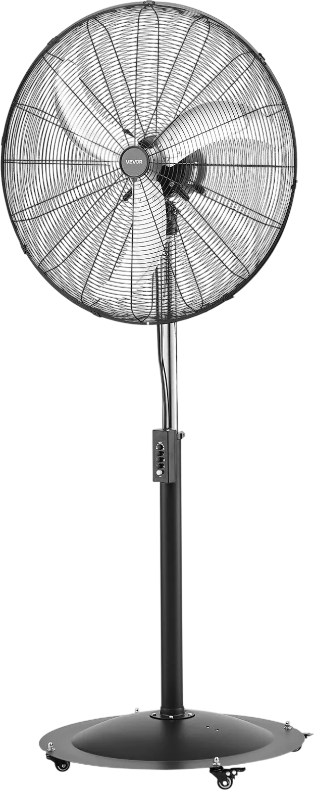 Vevor Pedestal Fan 30 in. 9100 CFM with 85° Oscillating 3-Speed 120V New