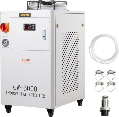 Vevor CW-6000 Industrial Water Chiller with Compressor 65 L/min 1500W New