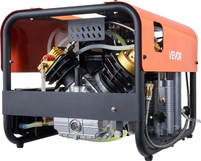 Vevor PCP Air Compressor Double Cylinder 4500 PSI Auto-Stop Water and Fan Cooling New