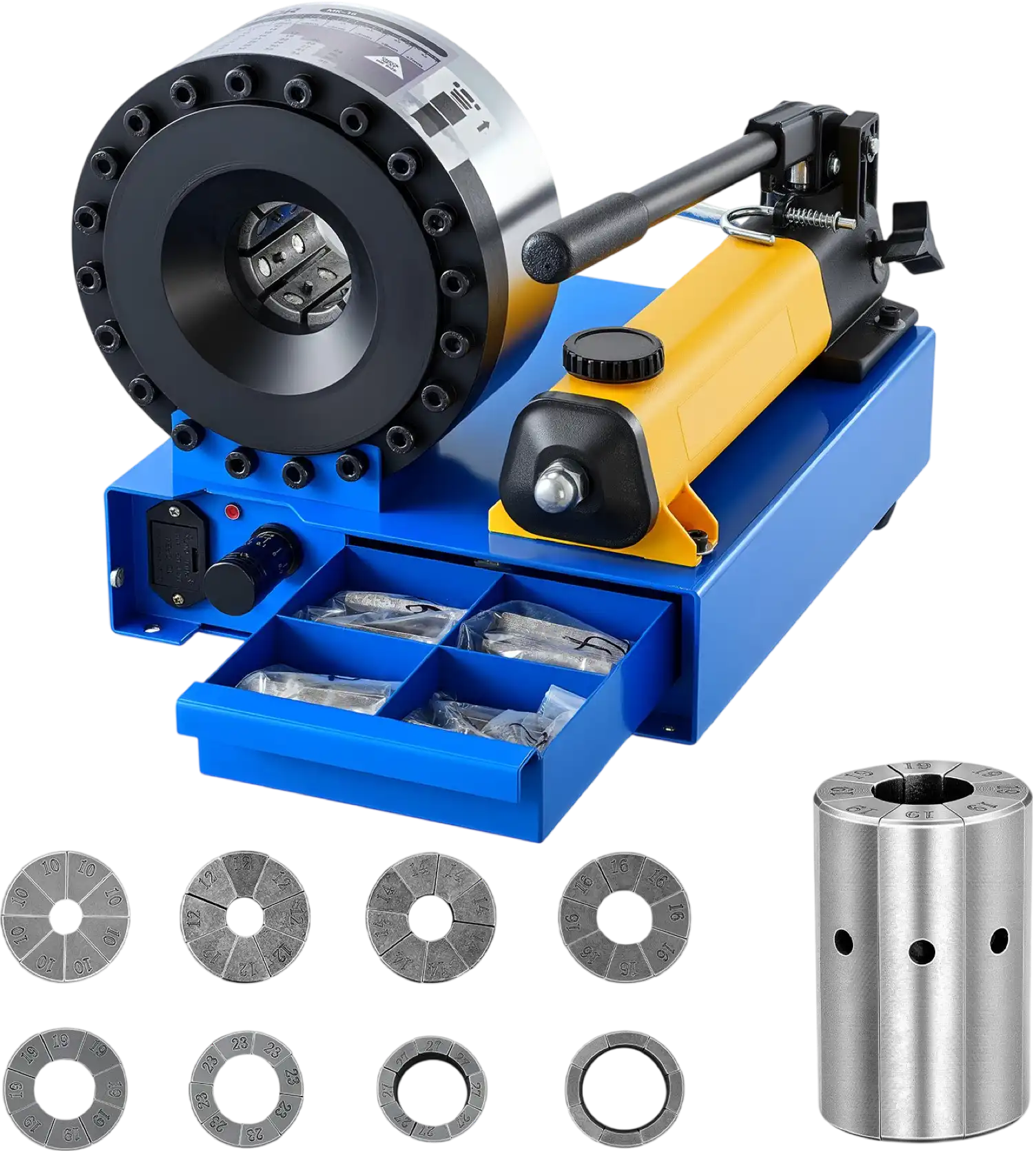 Vevor Hydraulic Hose Crimper Manual with 8 Dies .24