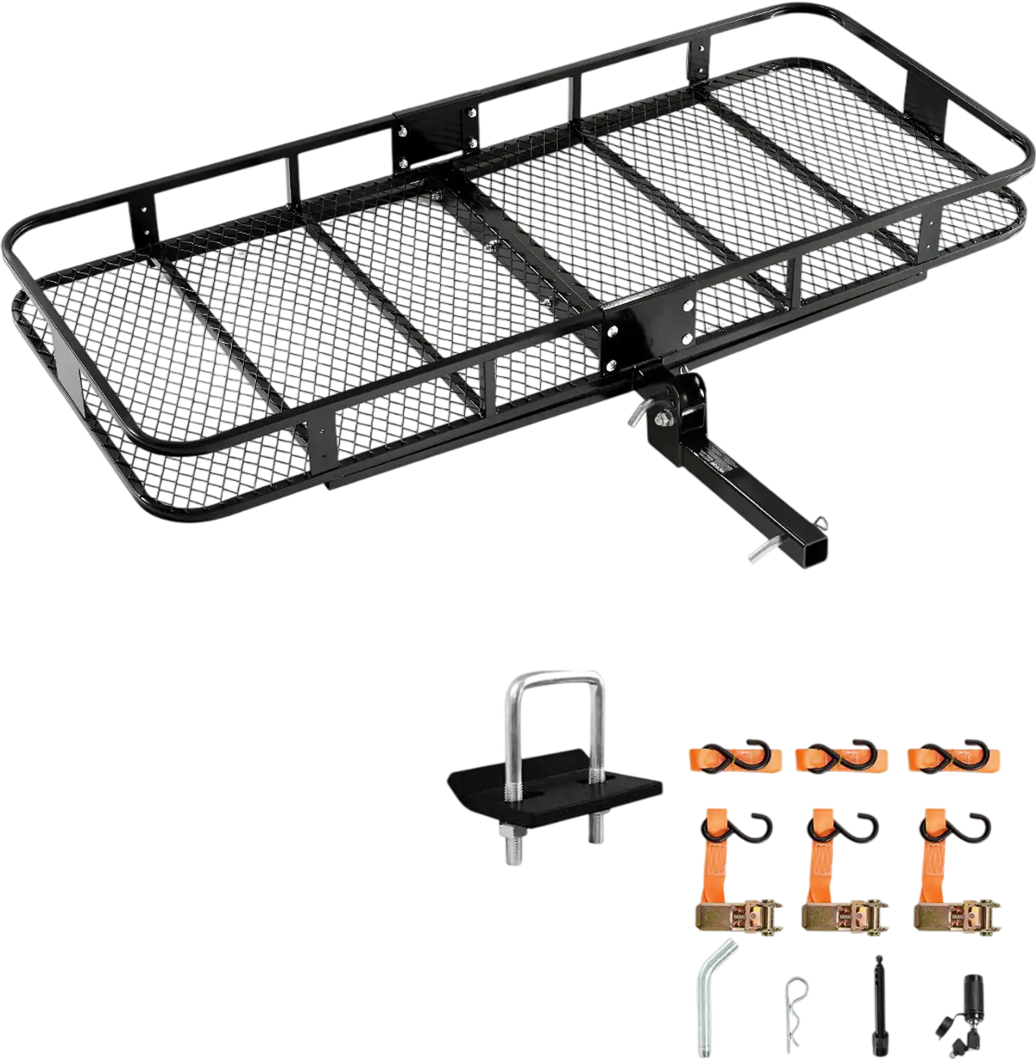 Vevor Hitch Cargo Carrier 70 x 30 x 6 in. Foldable 500 Lbs Capacity for 2