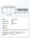 Vevor Commercial Refrigerator Prep Table 18.7 Cu. Ft with 18 Pans and Cutting Board New