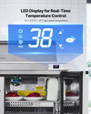 Vevor Refrigerated Prep Table 12.5 Cu. Ft with 18 Pan Basin and Cutting Board New