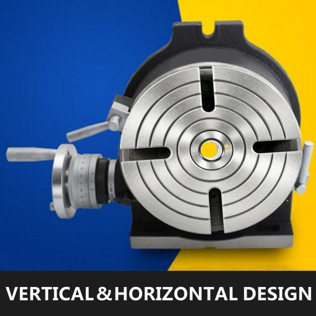 Vevor Rotary Table 8" Horizontal & Vertical MT-3 Milling Drilling Machine 4 Slots New